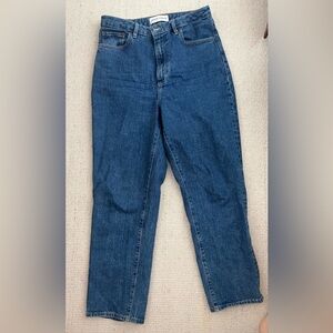 Denim Forum Straight Leg Blue Jeans
